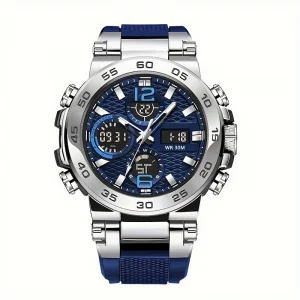 Waterproof Dual Display Sports Watch for Men