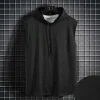 Men Sleeveless Hooded Summer Vest