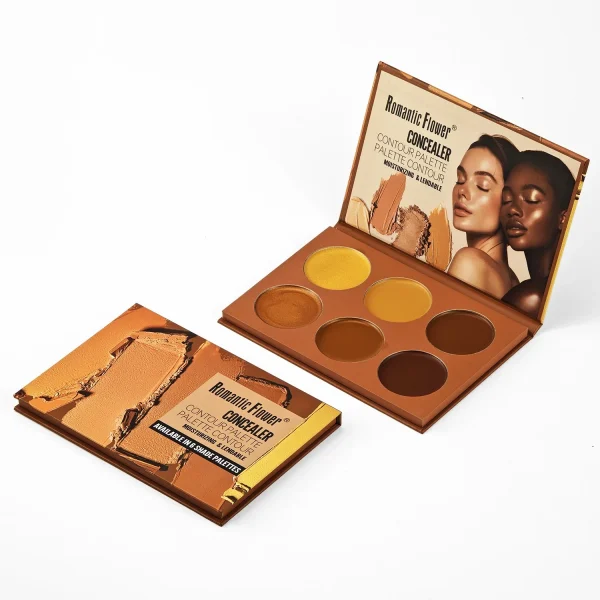 Color Matte Concealer Palette Full Coverage Face
