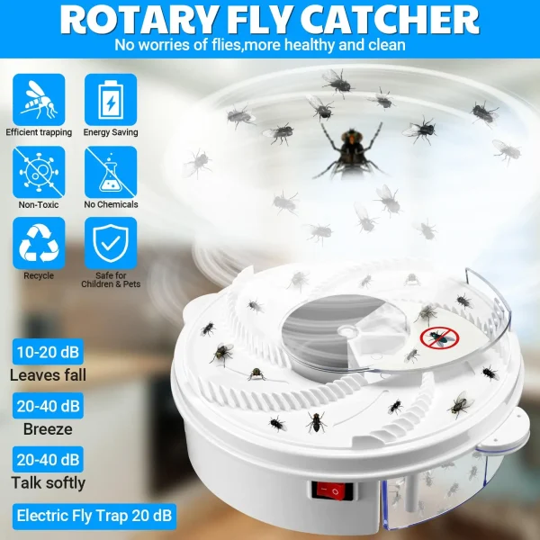 USB Electric Fly Trap Fly Catcher Pest Device  Trap Automatic