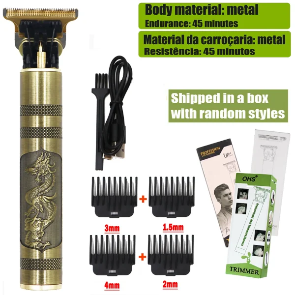 T9 Cordless Electric Hair Shaver and Trimmer for Men