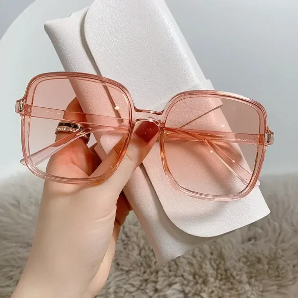 Oversized Rectangle Square Sunglasses