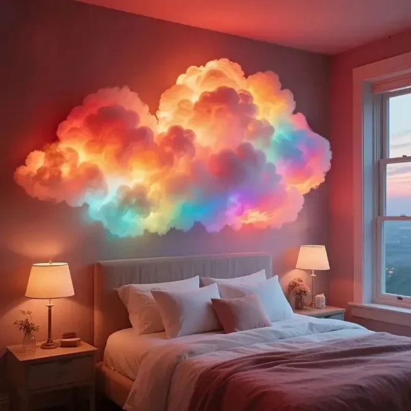 Cloud LED Light for Bedroom-DIY Aesthetic Mood Light3D