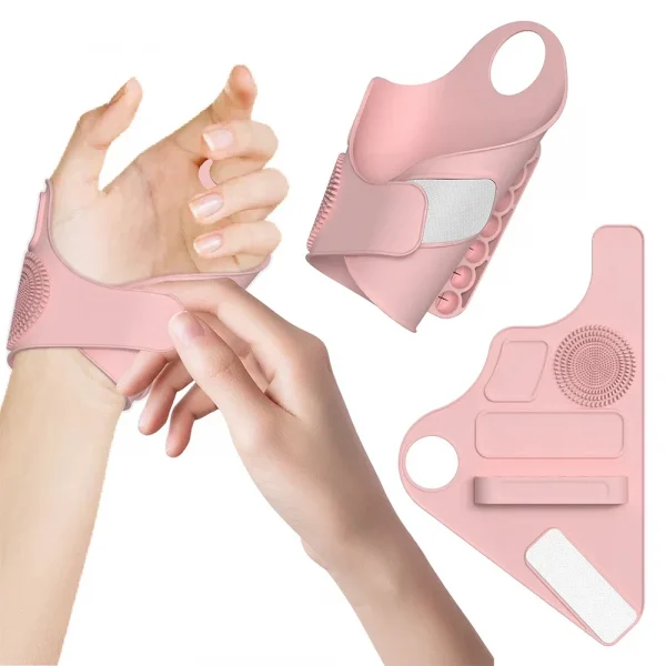 Silicone Makeup Brush Cleaning Glove and Holder