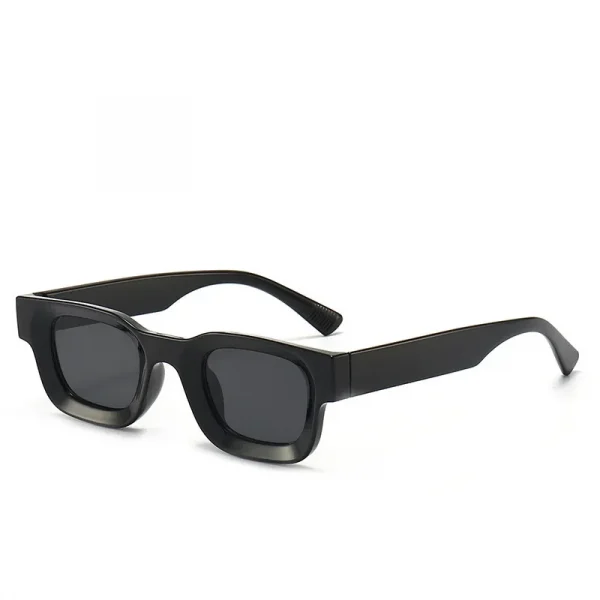 Small Rectangle Thick Frame Sunglasses