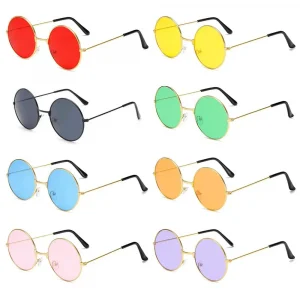 Fashion Vintage Round Frame Sunglasses