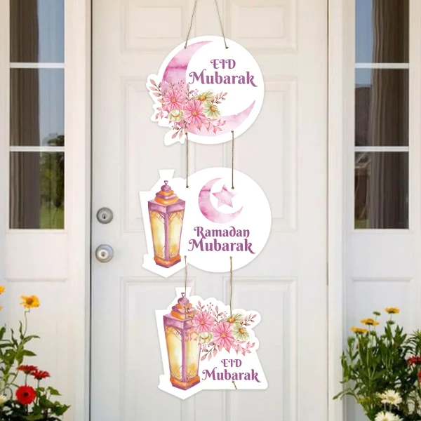 Eid Mubarak Door Hanging Ramadan Decor