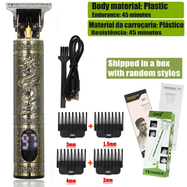 T9 Cordless Electric Hair Shaver and Trimmer for Men