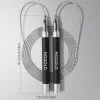 MOGOLD MOJIN Handle Metal Smooth Jump Rope,
