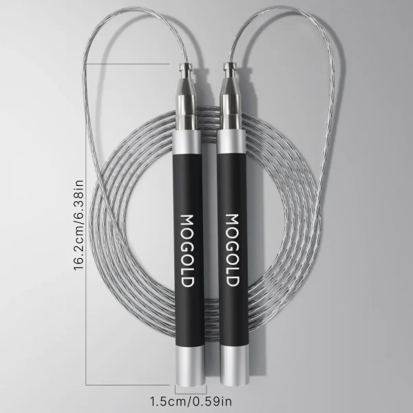 MOGOLD MOJIN Handle Metal Smooth Jump Rope,