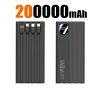140W 500000mAh Power Bank Large Capacity 4 In1 Cables Intelligent Digital
