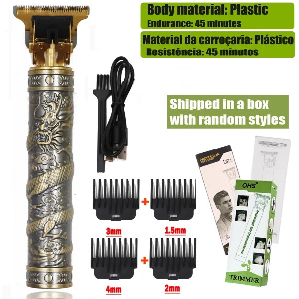 T9 Cordless Electric Hair Shaver and Trimmer for Men