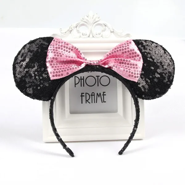 Cartoon Mouse Ears Sequin Headband