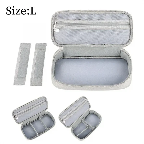 Large Size Travel Cable Organizer Bag Storage Pouch Carry Case Portable Waterproof Storage Bags for Cable Cord and Electronics