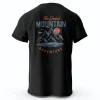 Men's Hiking Outdoor T-Shirt with Double Printed Design