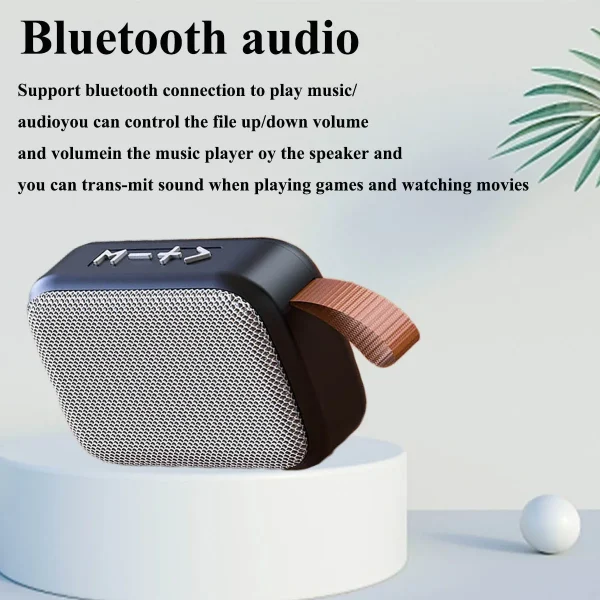 Portable Speakers Outdoor Bluetooth 5.0 Mini Oxford Loudspeaker