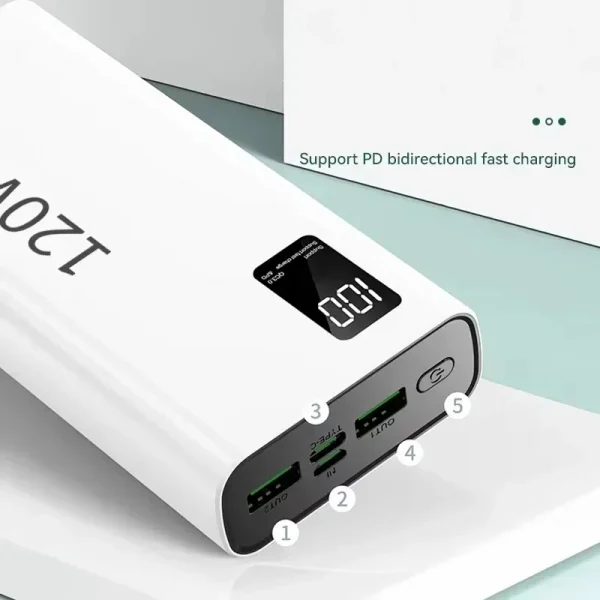 120W Fast Charging 200000mAh CCC Certification High Capacity Power Bank