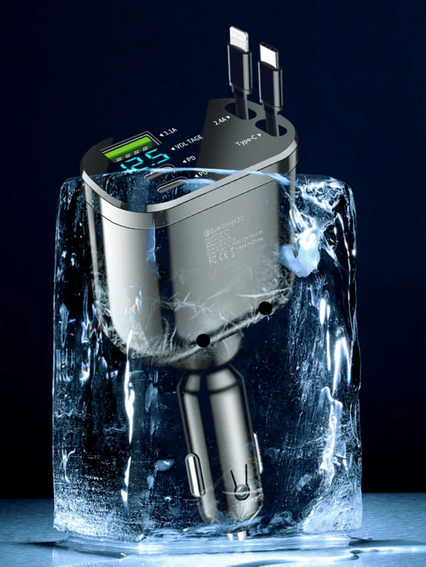 5-in-1 Retractable Car Charger