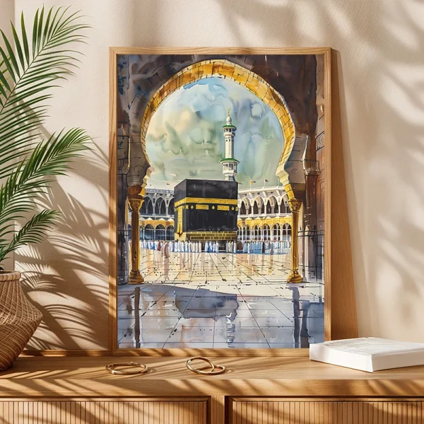 Al-Aqsa Mosque Kaaba Islamic Home Decor Cuadros