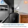 Smart Wireless Video Doorbell Camera Alarm Security Remote Monitoring Two-Way Intercom High Definition Night Vision for Home