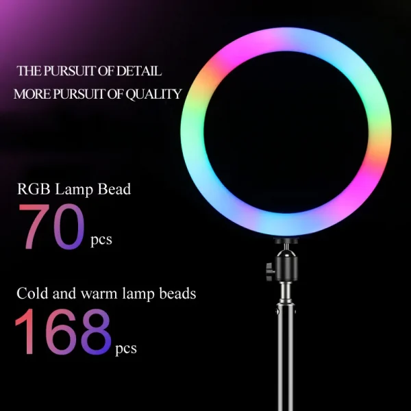 RGB Ring Light with Remote Control