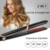 Ultrasonic Infrared Hair Straightener with LCD Display
