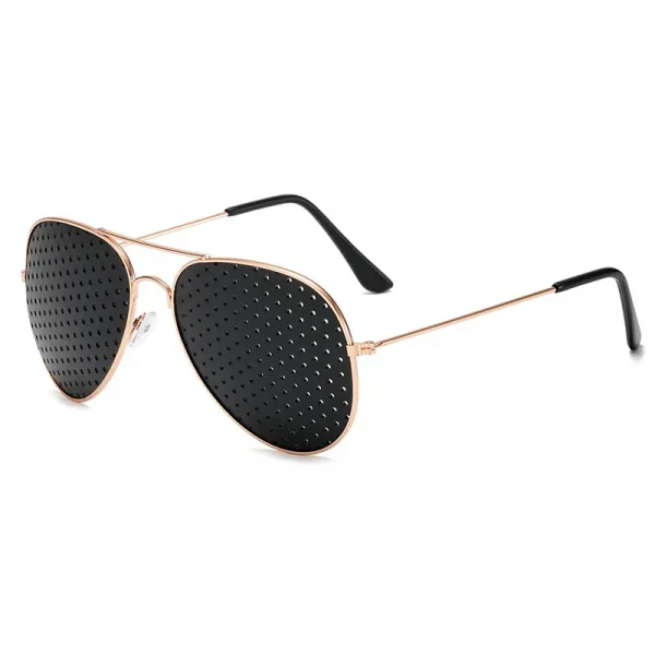 Sexy Small Hole Pilot Sunglasses Men Fashion Micropore Pinhole Lens Luxury Sun Glasses Female Shades Eyewear gafas de sol Oculos