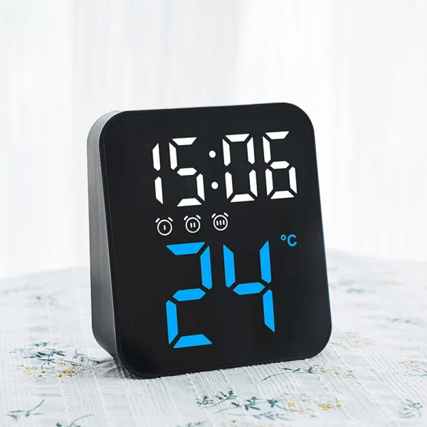 Smart Digital Alarm Clock with Voice Control