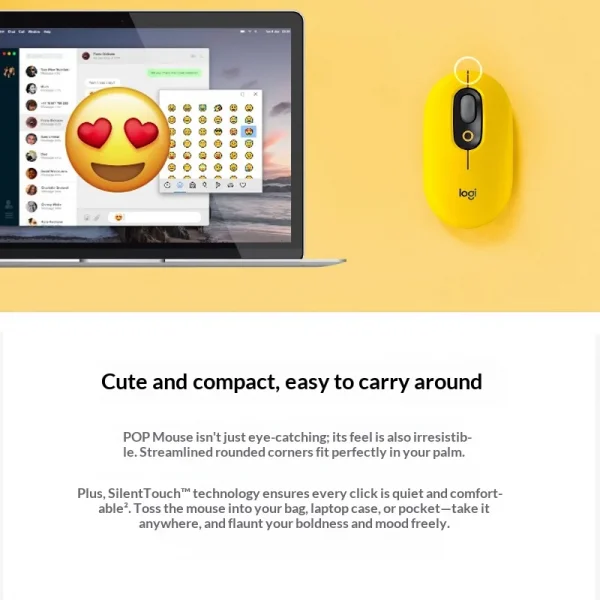 Logitech M350 Silent Wireless Portable Mouse