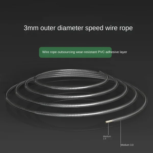 MOGOLD MOJIN Handle Metal Smooth Jump Rope,