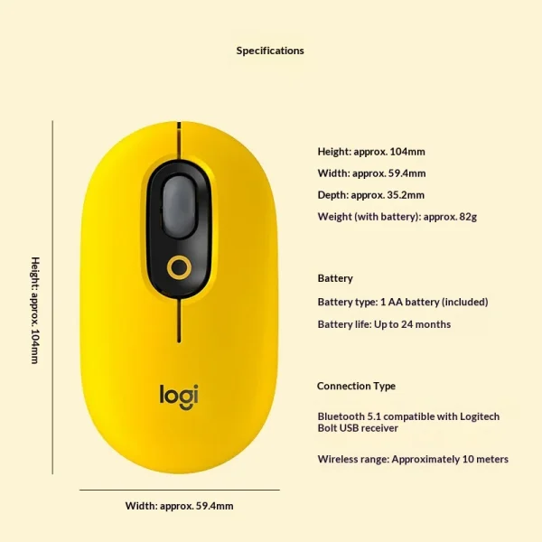 Logitech M350 Silent Wireless Portable Mouse