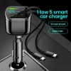 5-in-1 Retractable Car Charger Adapter