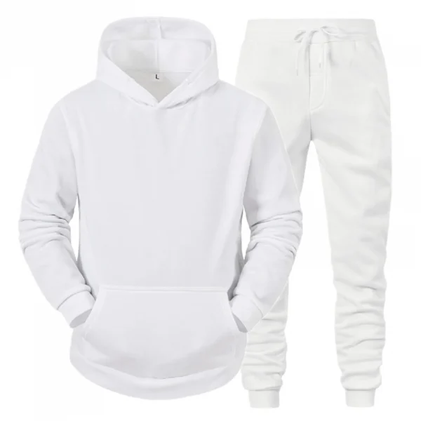 Men's Hooded Sweatshirts and Pants Tracksuit