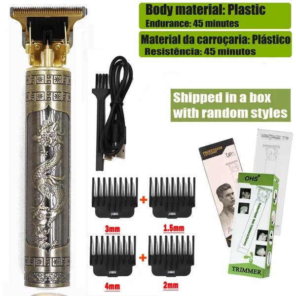 T9 Cordless Electric Hair Shaver and Trimmer for Men