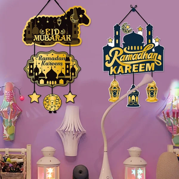 Eid Mubarak Door Hanging Decoration Set