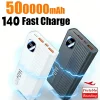140W 500000mAh Power Bank Large Capacity 4 In1 Cables Intelligent Digital