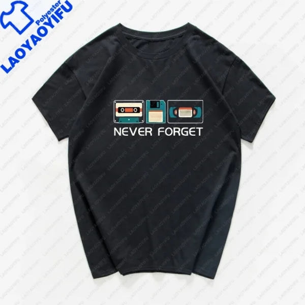 Men Clothing Never Forget Sarcastic Graphic