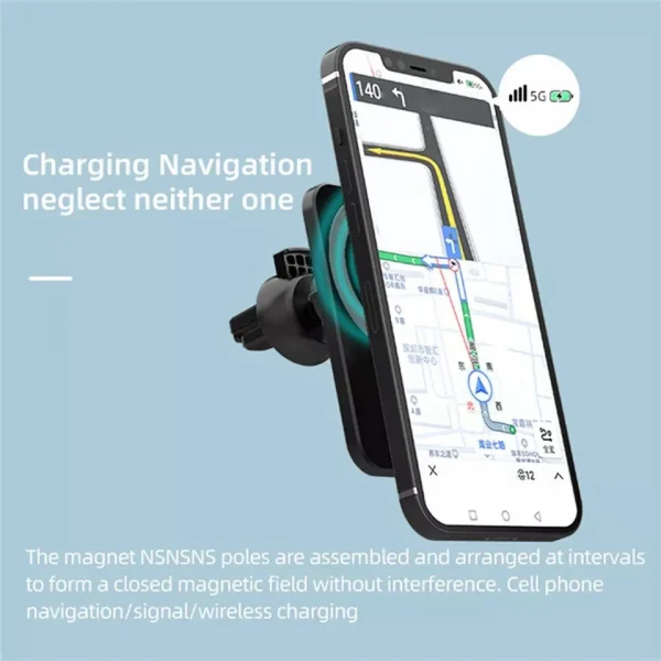 Wireless Charger Magnetic Car phone Holder for iPhone