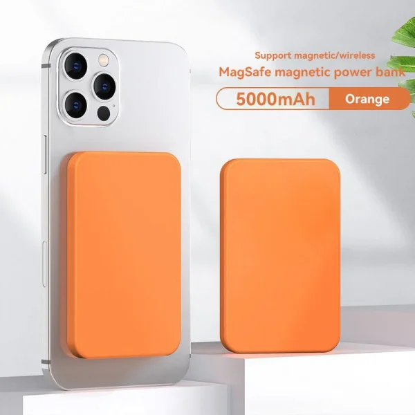 50000mAh Magnetic Power Bank 22.5W PD Fast Charging with Wireless Charger Portable Battery for iPhone 17 16 15 14