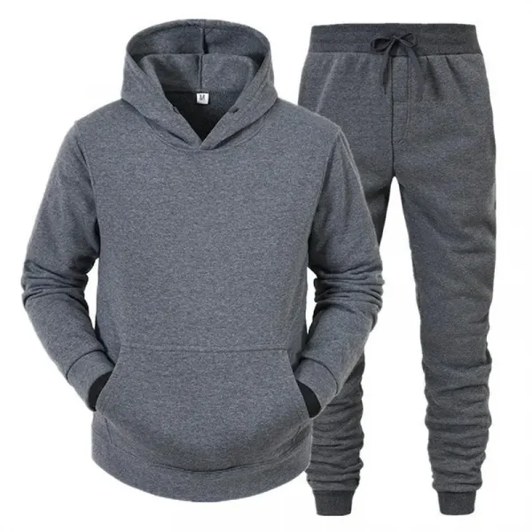 Men's Hooded Sweatshirts and Pants Tracksuit