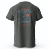 Men's Hiking Outdoor T-Shirt with Double Printed Design