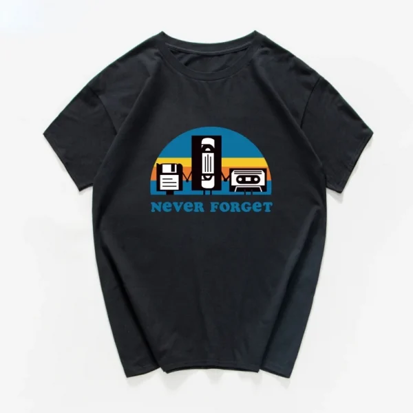 Men Clothing Never Forget Sarcastic Graphic