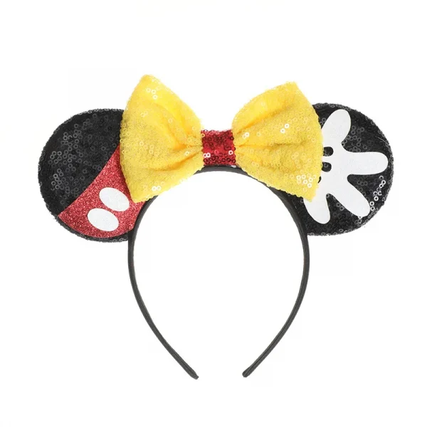 Cartoon Mouse Ears Sequin Headband