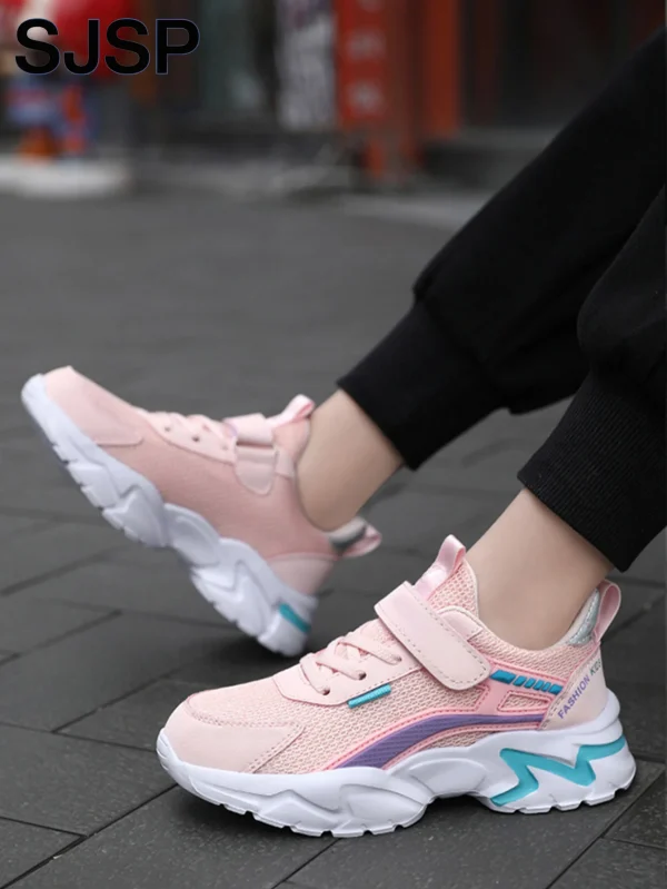 Children's Casual Pink Girls' Mesh Breathable Shoes