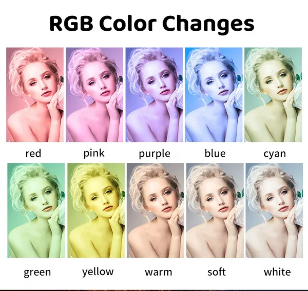 RGB Ring Light with Remote Control