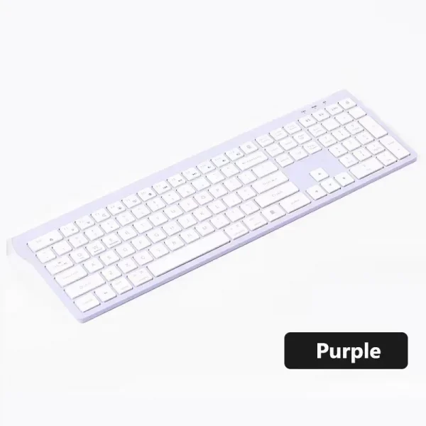 Bluetooth 5.0 & 2.4G Wireless Keyboard and Mouse Combo Multimedia Keyboard Mouse Set for iPad Macbook Android Laptop PC TV