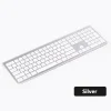 Bluetooth 5.0 & 2.4G Wireless Keyboard and Mouse Combo Multimedia Keyboard Mouse Set for iPad Macbook Android Laptop PC TV