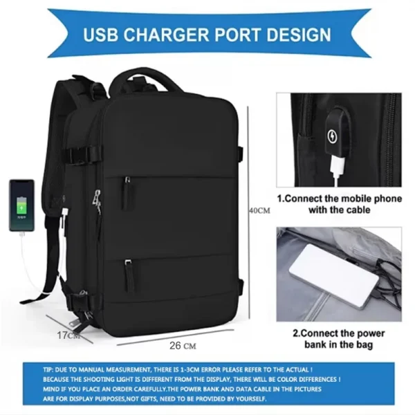 Geestock mochila para viaje Travel Backpacks Aeroplane Easyjet Cabin Bag Laptop Backpack Carry-Ons Luggage Waterproof Schoolbag