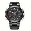 Waterproof Dual Display Sports Watch for Men