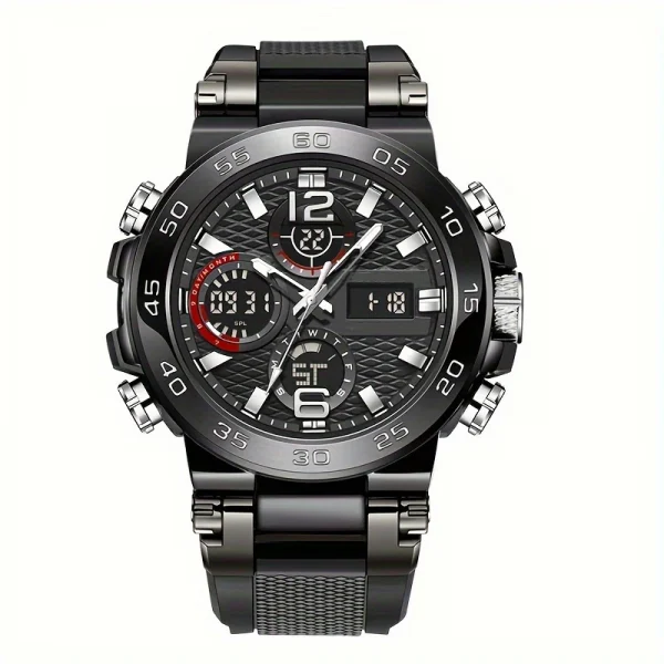Waterproof Dual Display Sports Watch for Men